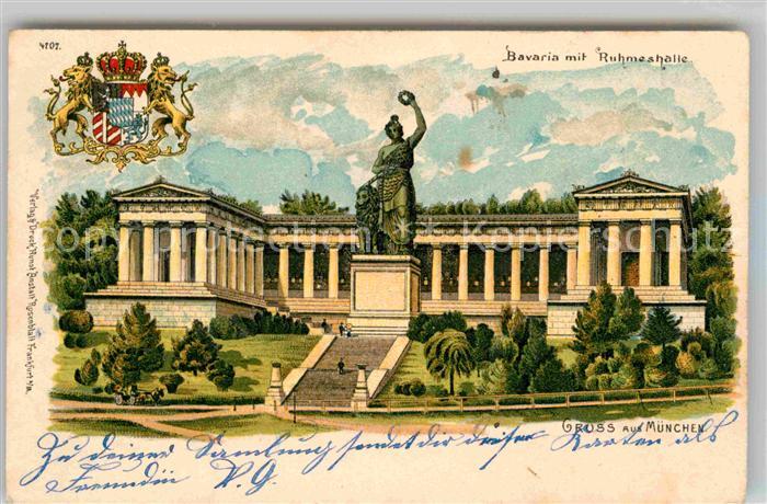 Muenchen Bayern Bavaria Ruhmeshalle