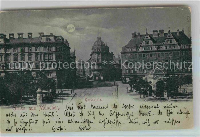 Muenchen Bayern Karlsplatz