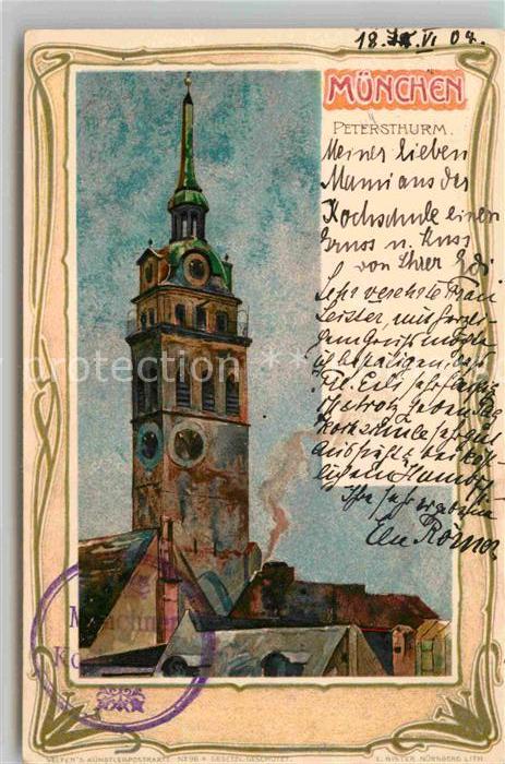 Muenchen Bayern Petersturm