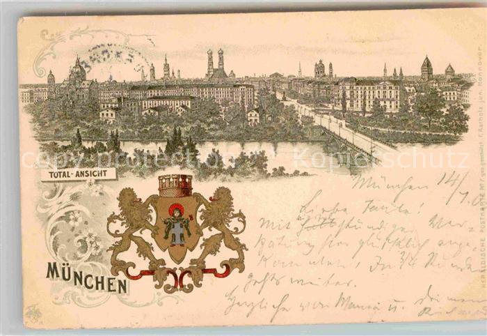 Muenchen Bayern totalansicht