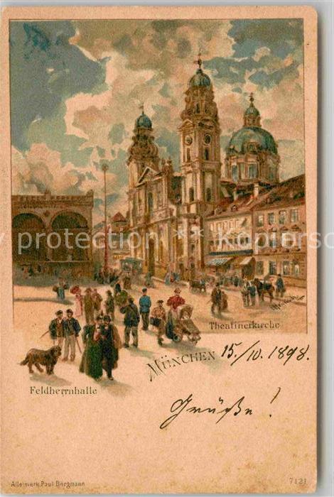 Muenchen Bayern Theatinenkirche