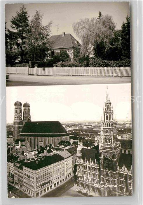 Muenchen Bayern Rathaus Frauenkirche