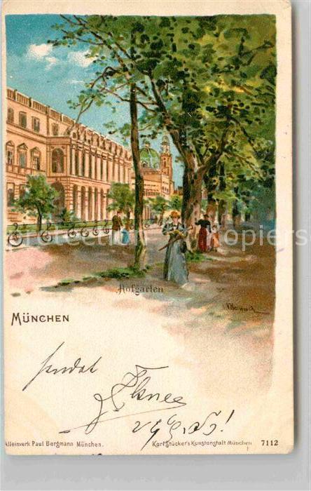 Muenchen Bayern Hofgarten