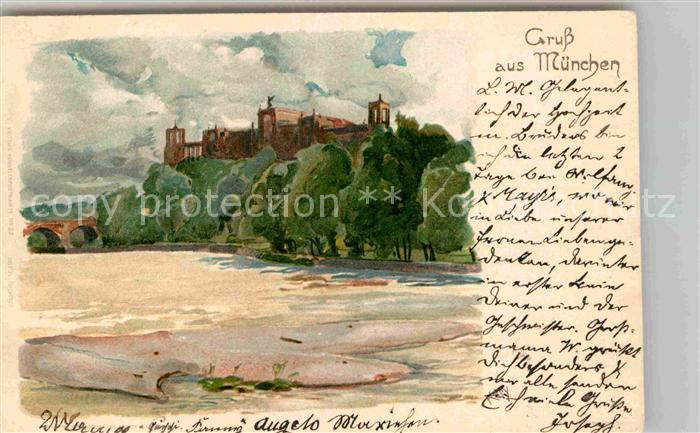 Muenchen Bayern Teilansicht