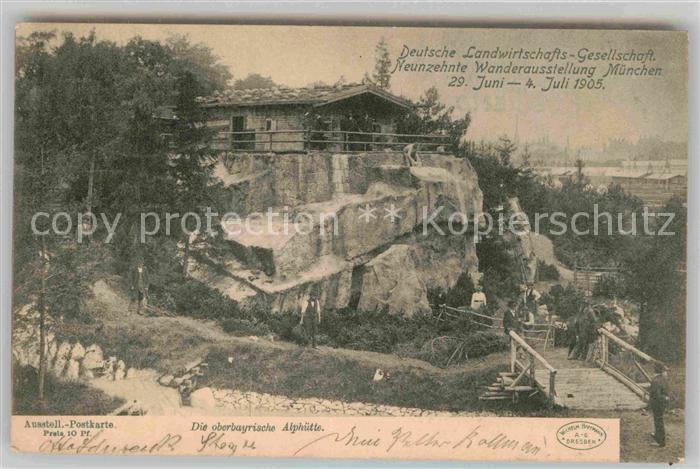 Muenchen Bayern 19 Wanderausstellung 1905