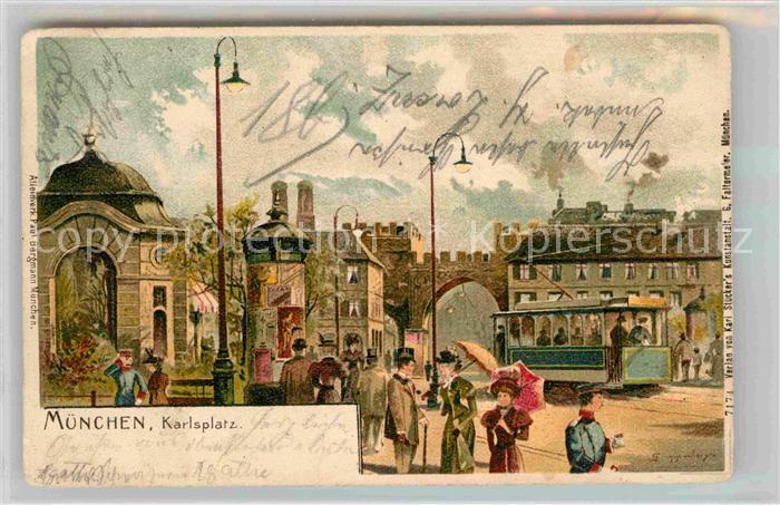 Muenchen Bayern Karlsplatz
