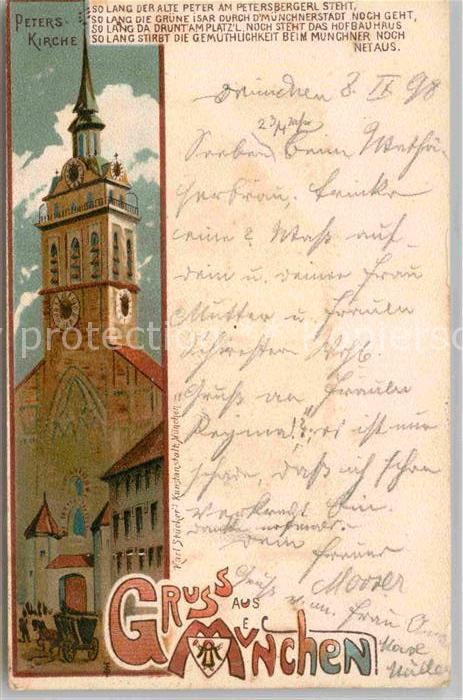 Muenchen Bayern Peters-Kirche