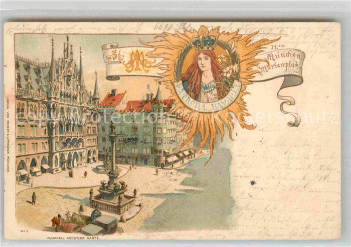 Muenchen Bayern Marienplatz