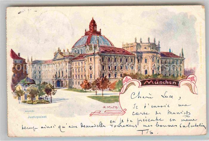 Muenchen Bayern Justizpalast