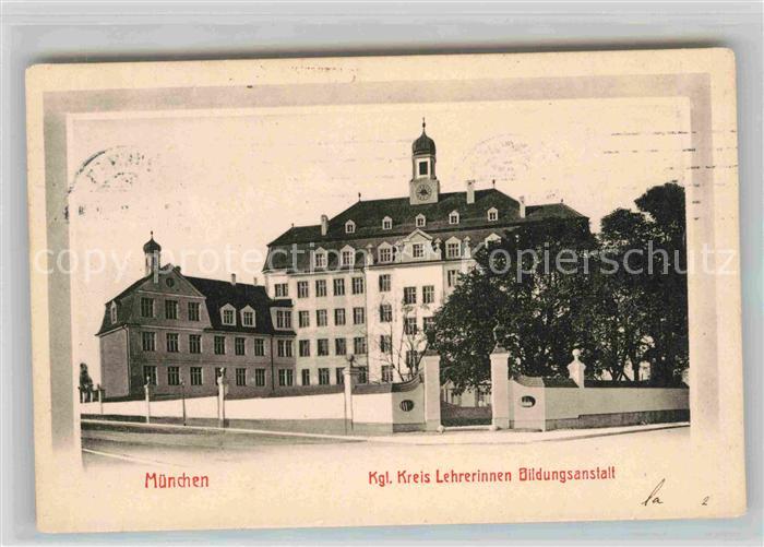 Muenchen Bayern Lehrerinnen Bildungsanstalt