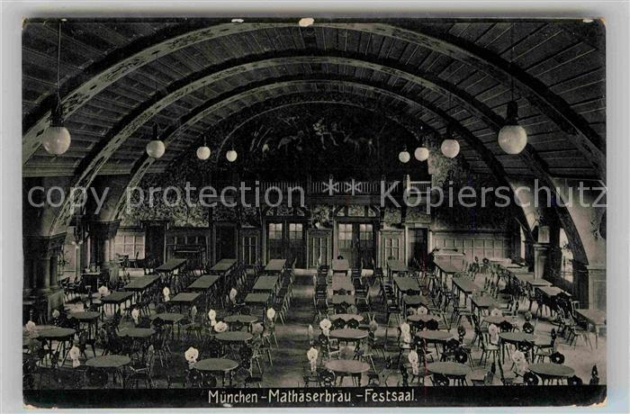 Muenchen Bayern Mathaeserbraeu-Festsaal