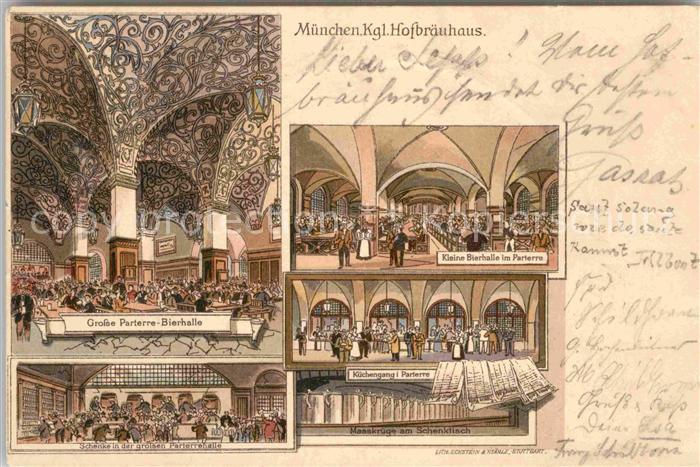 Muenchen Bayern Hofbraeuhaus