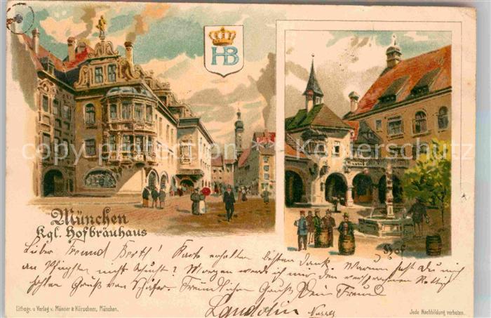 Muenchen Bayern Hofbraeuhaus