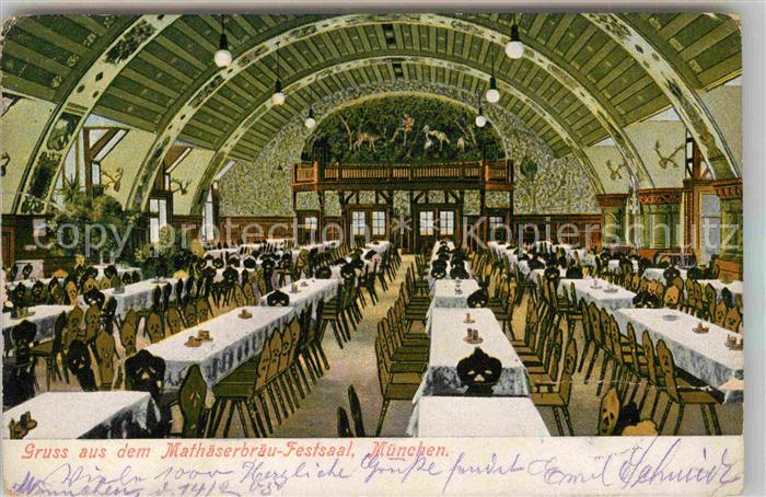 Muenchen Bayern Mathaeserbraeu-Festsaal