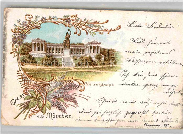 Muenchen Bayern Bavaria Ruhmeshalle