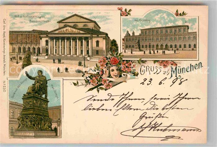 Muenchen Bayern Residenz Nationaltheater