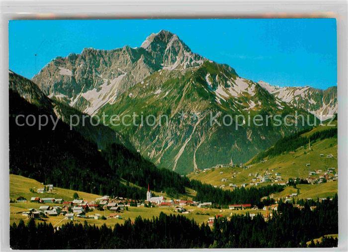 Riezlern Kleinwalsertal Vorarlberg mit Hirschegg Mittelberg und Widderstein