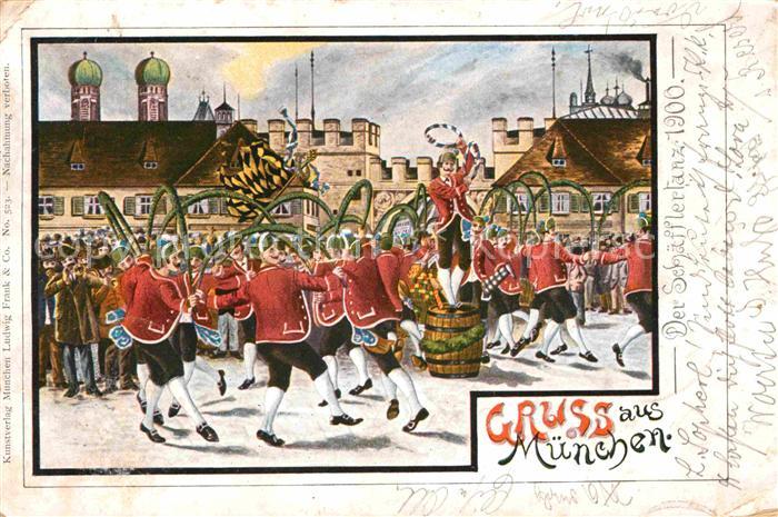 Muenchen Bayern Schaefflertanz