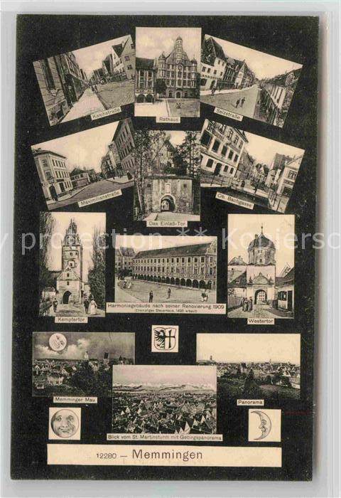 Memmingen Bayern Kalchstrasse Maximilianstrasse Kemptertor Westertor