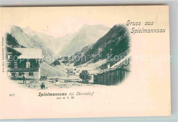 Spielmannsau Teilansicht