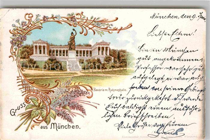 Muenchen Bayern Bavaria Ruhmeshalle