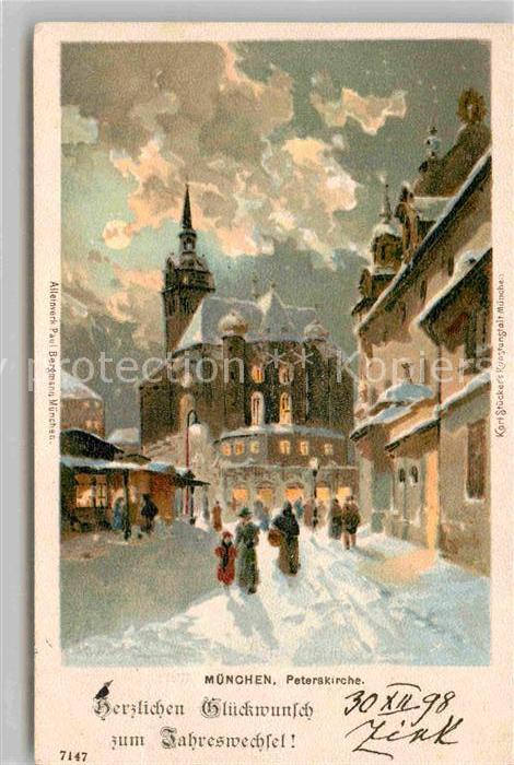 Muenchen Bayern Peterskirche