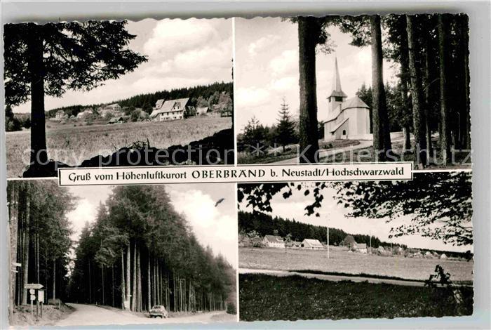 Oberbraend Gasthof zum Falken Kirche Waldweg Panorama