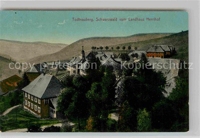Todtnauberg Schwarzwald BW Blick vom Landhaus Herrihof