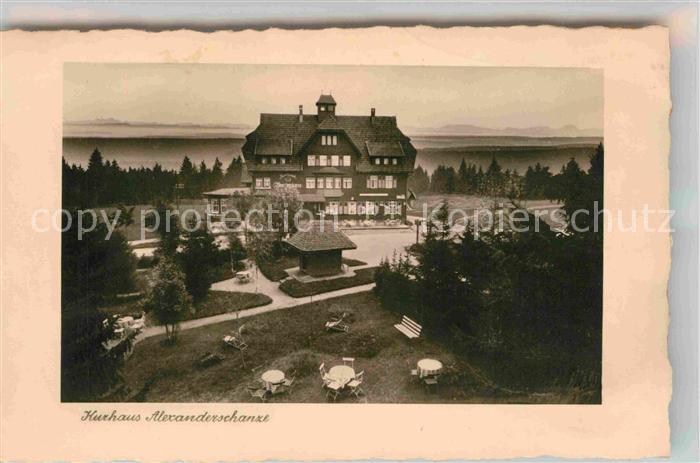 Kniebis Freudenstadt Kurhaus Alexanderschanze