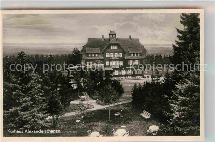 Kniebis Freudenstadt Kurhaus Alexanderschanze