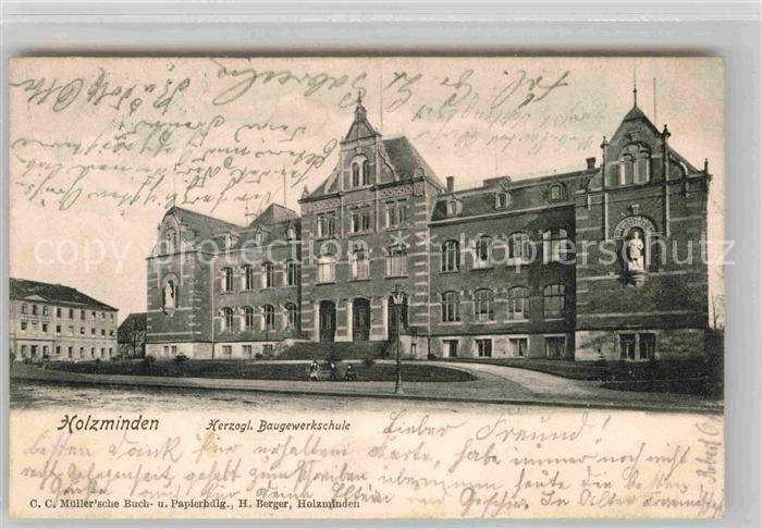 Holzminden Weser Herzogliche Baugewerkschule