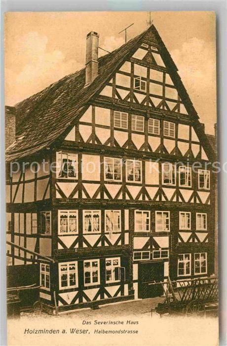 Holzminden Weser Severinsches Haus Halbemondstrasse