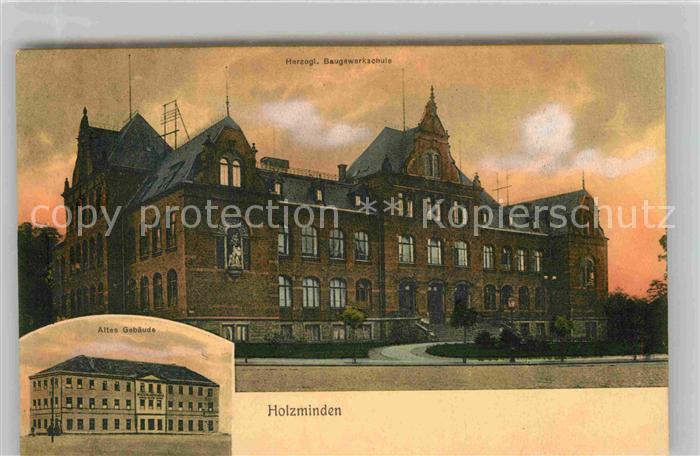 Holzminden Weser Altes Gebaeude Herzogliche Baugewerkschule