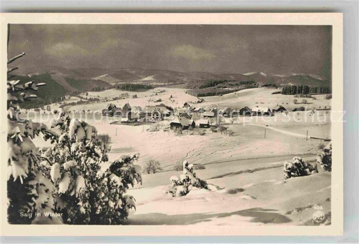 Saig Schwarzwald Winterpanorama