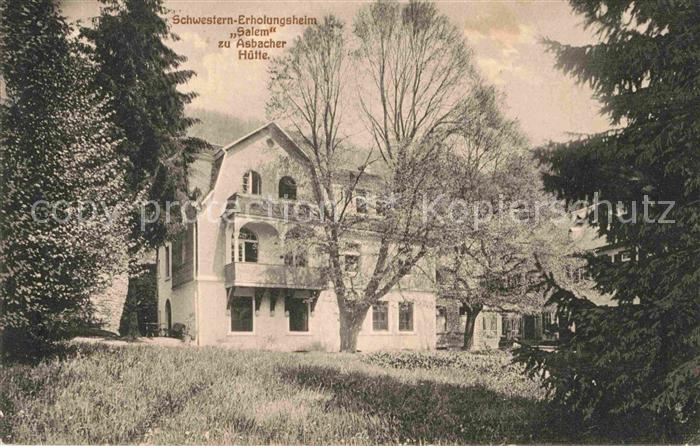 Marienbad Tschechien Boehmen Schwestern-Erholungsheim Salem zu Asbacher Huette