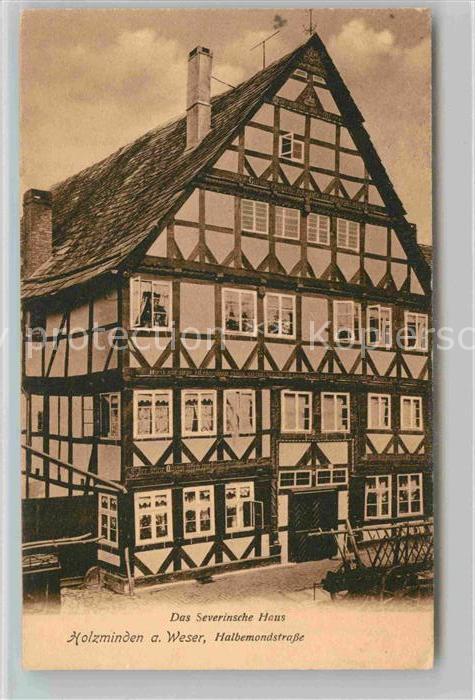Holzminden Weser Severinsches Haus Halbemondstrasse