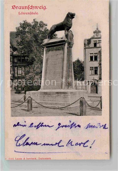 BRAUNSCHWEIG  CITY Loewensaeule