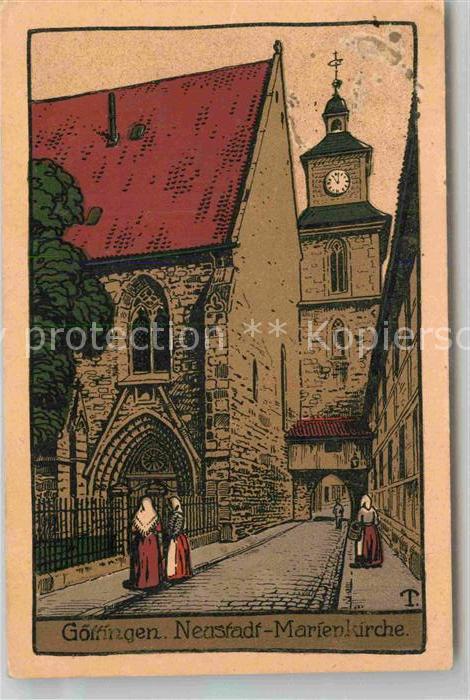 Goettingen Niedersachsen Neustadt Marienkirche