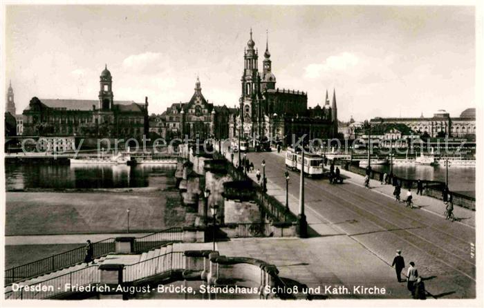 Strassenbahn Dresden Friedrich-August-Brücke Ständeh
