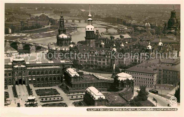 Foto Hahn Nr. 5660 Dresden Schloss Hofkirche Fliegera