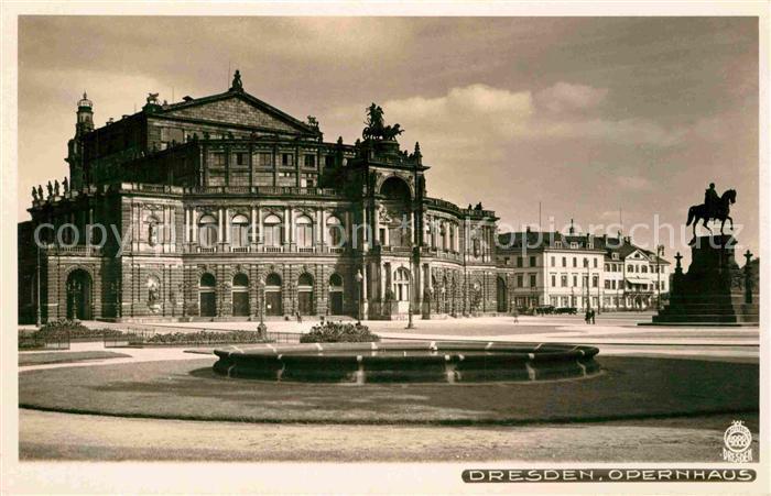 Foto Hahn Nr. 4888 Dresden Opernhaus