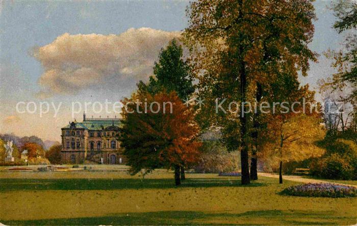 Verlag Photochromie Nr. 3242 Serie 188 Dresden Grosser Garten i