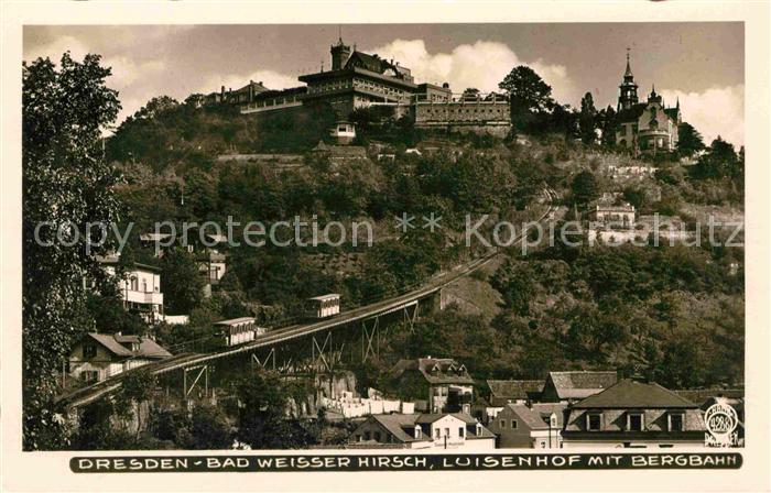 Foto Hahn Nr. 4288 Dresden Bad Weisser Hirsch Luisenh