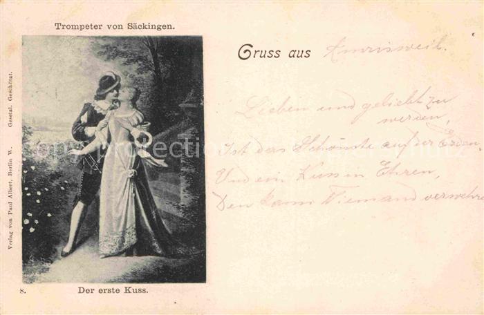 Trompeter Scheffel Der erste Kuss