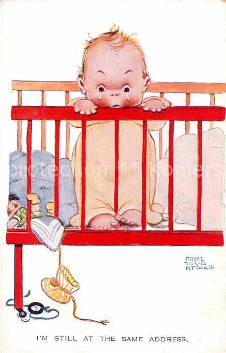Attwell Mabel Lucie Baby Tränen Babybett