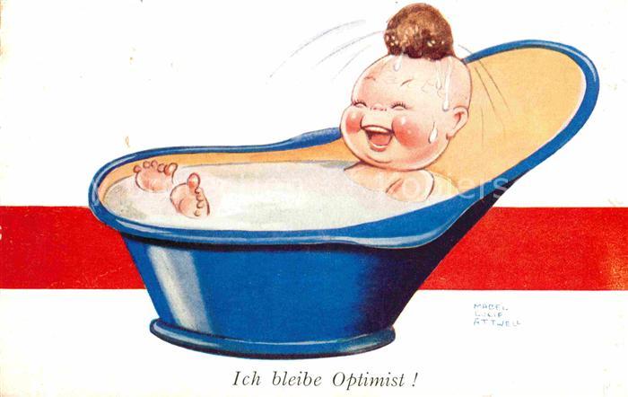 Attwell Mabel Lucie Baby Baden Badewann Optimist