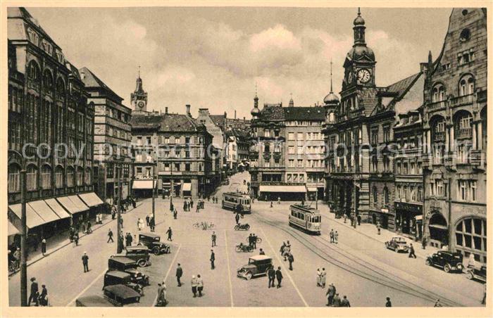 Strassenbahn Pforzheim Marktplatz