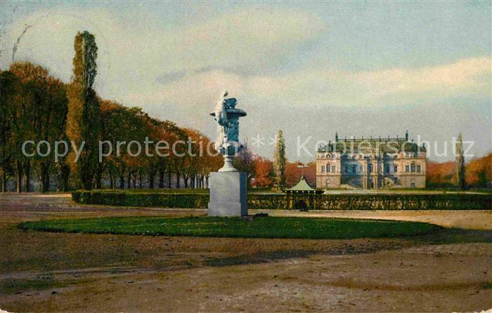 Verlag Photochromie Nr. 2574 Serie 133 Dresden Grosser Garten i