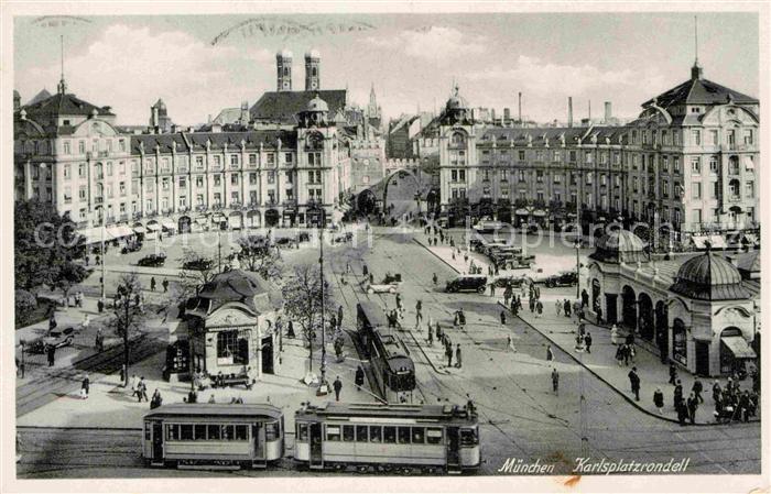 Strassenbahn München Karlsplatzrondell