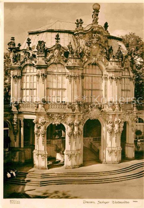 Foto Hahn Nr. 10654 Dresden Zwinger Wallpavillon